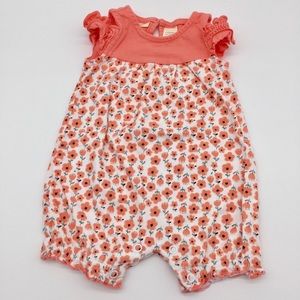First Impression  Jumpsuit Romper  0-3 M flowers